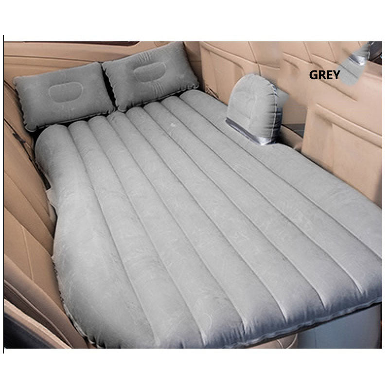 KYOZZBY Deluxe Car Travel Inflatable Mattress – Portable Air Bed with Flocking Surface for Backseat Comfort