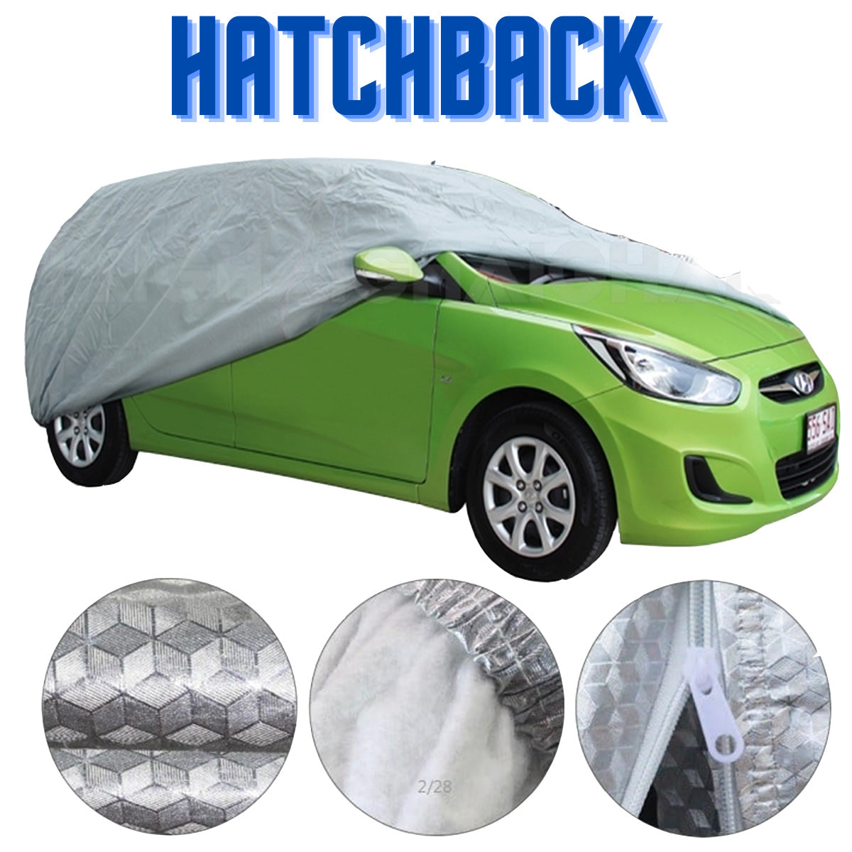 SUV SIZE COVER ,100%WATERPROOF,SUNPROOF,DUSTPROOF FULL SET COVER FREE CAR WAX & MICROFIBER CLOTH