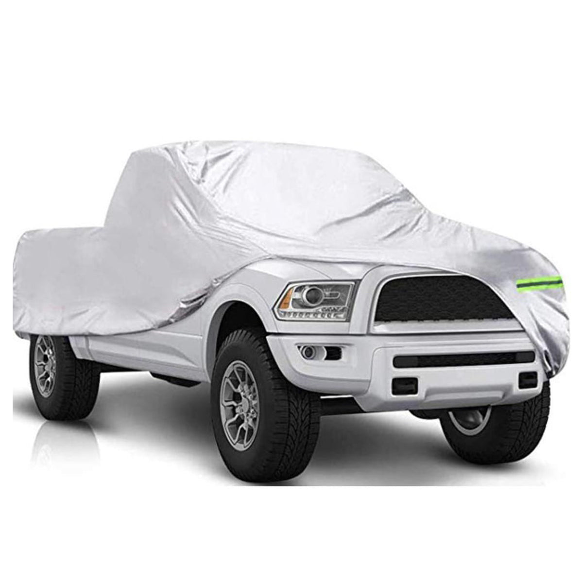 PICK-UP SIZE COVER, SILVER OR BLACK ALUMINIZED FABRIC WITH COTTON INNER