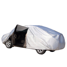 Load image into Gallery viewer, HATCHBACK SIZE COVER WATERPROOF, DUSTPROOF,HEATPROOF, WINDPROOF,OUTDOOR &amp; INDOOR DURABLE CAR COVER FREE CAR WAX &amp; MICROFIBER CLOTH
