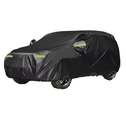 (BLACK EDITION)SEDAN WATERPROOF CAR COVER AND OUTDOOR SUN PROTECTION COVER,FREE CAR WAX & MICROFIBER CLOTH