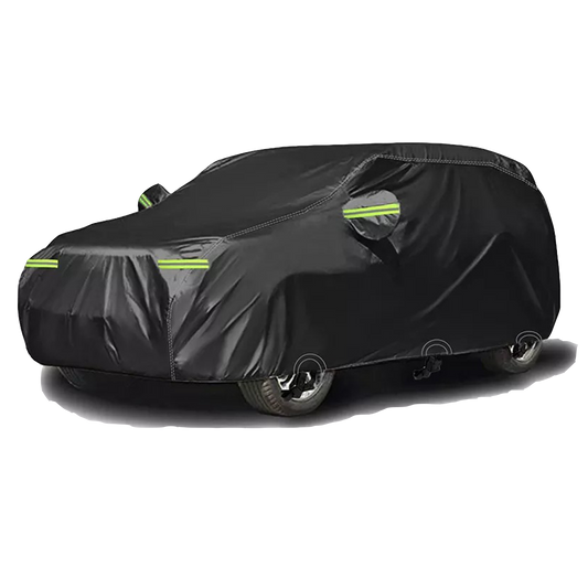 (BLACK EDITION)SUV SIZE COVER ,100%WATERPROOF,SUNPROOF,DUSTPROOF FULL SET COVER
