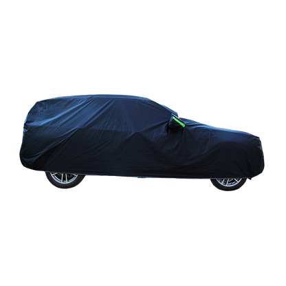 (BLACK EDITION)SEDAN WATERPROOF CAR COVER AND OUTDOOR SUN PROTECTION COVER,FREE CAR WAX & MICROFIBER CLOTH