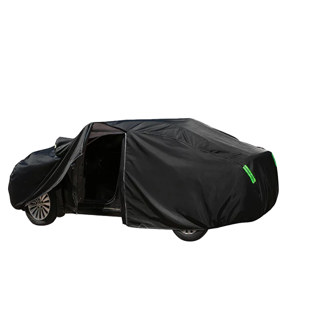 (BLACK EDITION) PICK UP SIZE COVER, ALUMINIZED FABRIC WITH COTTON INNER, 100%WATERPOOF